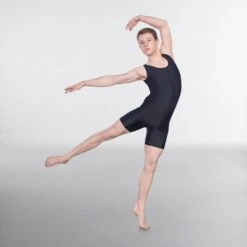 1st Position Male Sleeveless Scoop Neck Biketard