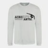 Acrobatic Arts Crew Neck Sweatshirt -Revolution Shop aajh030 mog front
