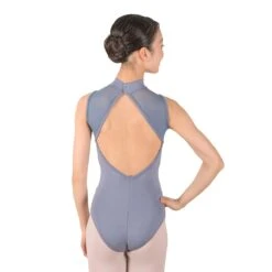 Basilica Blanche Leotard -Revolution Shop baw0218 blanche grey bck
