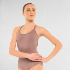 Basilica Persephone Leotard 29 Basilica Persephone Leotard -Revolution Shop baw0223 persephone taupe front 2
