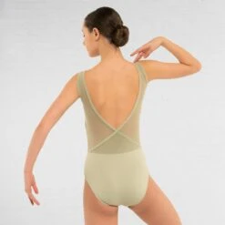 Basilica Ada Leotard -Revolution Shop baw0255 ada olive green bck