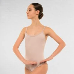 Basilica Zhenga Leotard -Revolution Shop baw0276 zhenga dusty pink front2