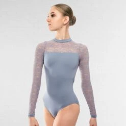 Basilica Daffodil Leotard -Revolution Shop baw0294 daffodil gry frt