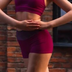 Basilica Rachel Active Shorts -Revolution Shop baw0347 magenta 1