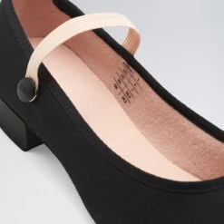 Bloch Accent Low Heel Canvas Character Shoe Black -Revolution Shop bl326 black 7