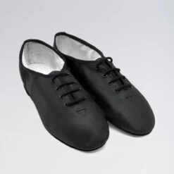 Bloch Essential Full Sole Leather Lace Up Jazz Shoe Black -Revolution Shop bl462 7
