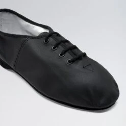 Bloch Essential Full Sole Leather Lace Up Jazz Shoe Black -Revolution Shop bl462 8