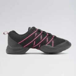 Bloch Criss Cross Mesh Sneakers -Revolution Shop bl524 black pink 1