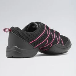 Bloch Criss Cross Mesh Sneakers -Revolution Shop bl524 black pink 3