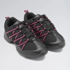 Bloch Criss Cross Mesh Sneakers -Revolution Shop bl524 black pink 7