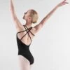 Bloch Alexis Ladies Double Strap Seamed Leotard -Revolution Shop black bll1567 blk back 4