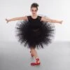 1st Position Ballet Practice Tutu Skirt -Revolution Shop black cotu0055b front 3 2