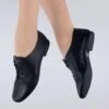 1st Position Leather Jazz Shoes -Revolution Shop black js 5