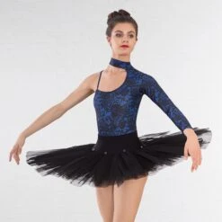 1st Position Ballet Practice Tutu Skirt -Revolution Shop black q96 cotu0055b front 2