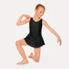 Roch Valley Sleeveless Skirted Leotard 2 Roch Valley Sleeveless Skirted Leotard -Revolution Shop black rvistdj black 1