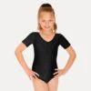 Roch Valley Jeanette Short Sleeved Leotard -Revolution Shop black rvjea black 3