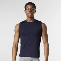 Bloch Mens/Boys Fitted Muscle Top -Revolution Shop blmt011 nav 2