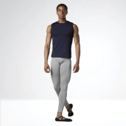 Bloch Mens/Boys Fitted Muscle Top -Revolution Shop blmt011 nav b 1