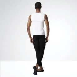 Bloch Mens/Boys Fitted Muscle Top -Revolution Shop blmt011 wht b