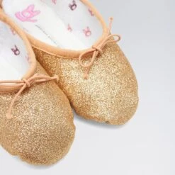 Bloch Glitterdust Full Sole Ballet Shoe -Revolution Shop bls0225 gold 5