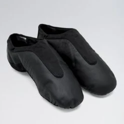 Bloch Pulse Competition Leather Jazz Shoes -Revolution Shop bls0470l black 7