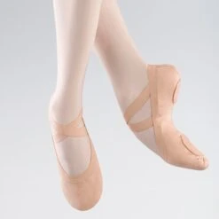 Bloch Pro Elastic Canvas Ballet Shoe -Revolution Shop bls0621 pink 1 1