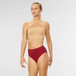 Bloch Chiaki Keyhole Back Tank Crop Top -Revolution Shop blz7820 snd 1