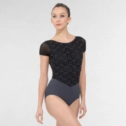 Ballet Rosa Coralie Cap Sleeve Scoop Back Leotard 12 Ballet Rosa Coralie Cap Sleeve Scoop Back Leotard -Revolution Shop brcoralie grey