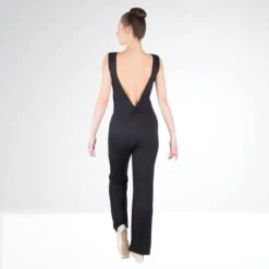 Ballet Rosa Yume Bamboo Open Back Unitard -Revolution Shop bryume black back