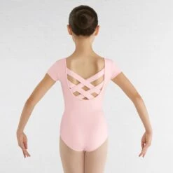 Bloch Childrens Bellflower Leotard -Revolution Shop candy pink blcl8832 cpnk back 4