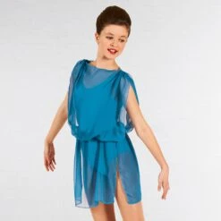 1st Position Lyrical Tunic -Revolution Shop china blue q78 chb 1