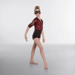 1st Position Mesh Sequin Hooded Unitard -Revolution Shop cogl0091 76 3