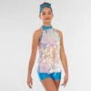 1st Position Sequin Halterneck Top And Hot Pants -Revolution Shop cogl0133 1