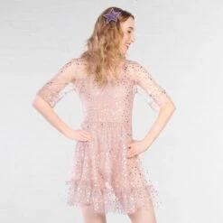 1st Position Sheer Star Tulle Dress With Matching Leotard 21 1st Position Sheer Star Tulle Dress With Matching Leotard -Revolution Shop cogl0151 2