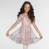1st Position Sheer Star Tulle Dress With Matching Leotard 1 1st Position Sheer Star Tulle Dress With Matching Leotard -Revolution Shop cogl0151 01