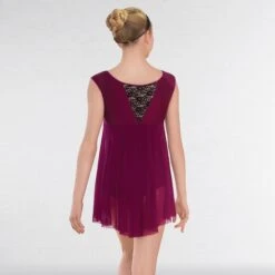 1st Position Lace Panel Lyrical Dress 8 1st Position Lace Panel Lyrical Dress -Revolution Shop cold0050 back 2