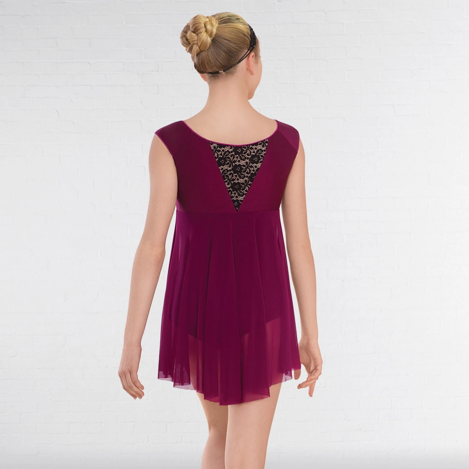 1st Position Lace Panel Lyrical Dress 4 1st Position Lace Panel Lyrical Dress - Image 2