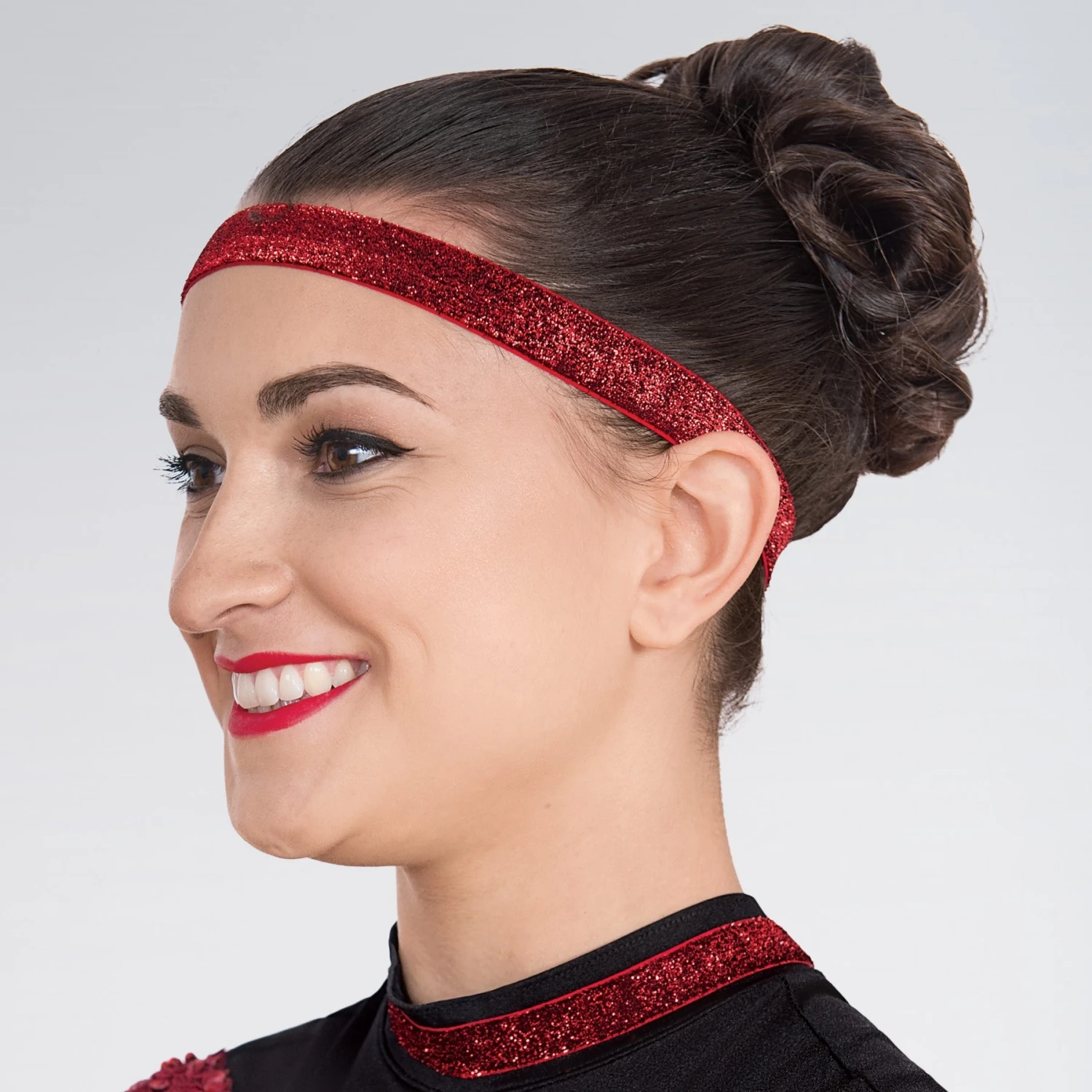 1st Position Cap Sleeved Sequin Unitard With Cutaway Panels 4 1st Position Cap Sleeved Sequin Unitard With Cutaway Panels - Image 2