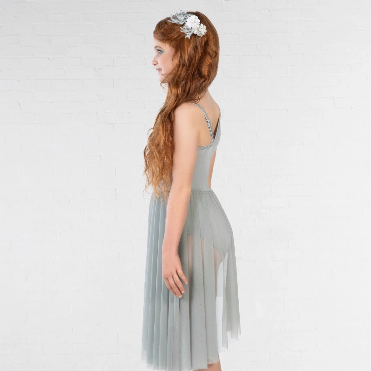 1st Position Asymmetrical Lyrical Dress With Floral Appliqué 8 1st Position Asymmetrical Lyrical Dress With Floral Appliqué - Image 6