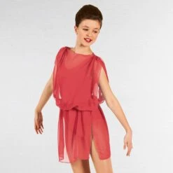 1st Position Lyrical Tunic -Revolution Shop coral q78 co 1
