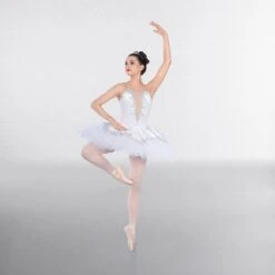 1st Position Prestige Silver Trimmed Ballet Bodice With Over Skirt -Revolution Shop cotu0067 4 1 2