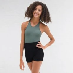 Capezio Rib Leotard -Revolution Shop cz11374w green