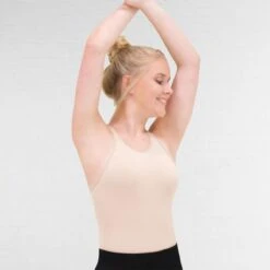 Capezio Rib Leotard -Revolution Shop cz11374w nude 1