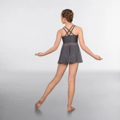 1st Position Skirted Sequin Crop Top With Shorts 9 1st Position Skirted Sequin Crop Top With Shorts -Revolution Shop dw16 grey 49 3