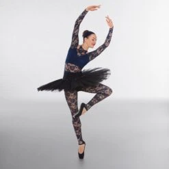 1st Position Lace Unitard -Revolution Shop dw27 front 2 3