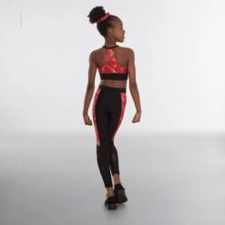 1st Position Leopard Print Crop Top And Leggings