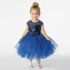 1st Position Sequinned Ballet Dress With Sash -Revolution Shop fpc23004 electricblue 1