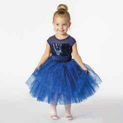 1st Position Sequinned Ballet Dress With Sash