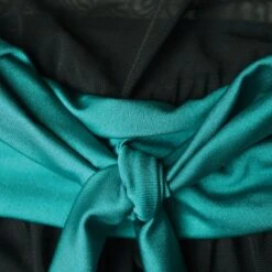 1st Position Mesh Overlay Biketard With Contrast Sash -Revolution Shop fpc23024 fabric