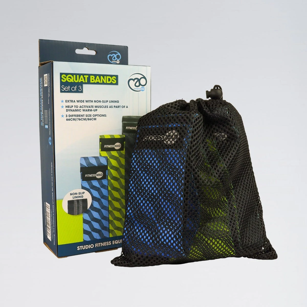 Fitness-Mad Fitness Mad Squat Band - Set Of 3 4 Fitness-Mad Fitness Mad Squat Band - Set Of 3 - Image 2